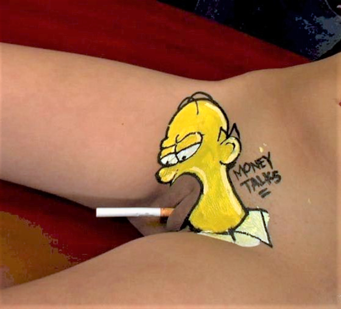 Homer simpson on pussy